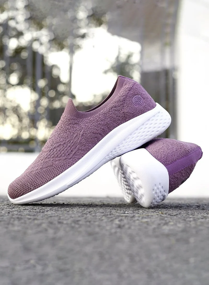 Bacca Bucci Purple WALKER Slip-On Walking Breathable Mesh Sports Shoes for Women | Best Price UAE